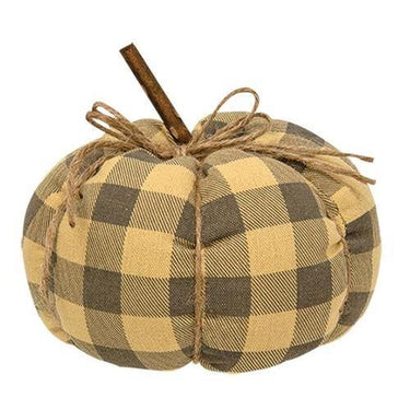 Gray Buffalo Check Pumpkin, 6